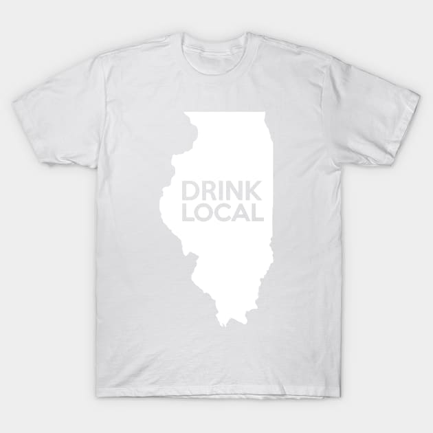 Illinois Drink Local IL T-Shirt by mindofstate